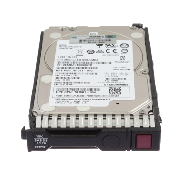 870757-B21 1.2TB SAS 12G 10K SFF Hard Drive
