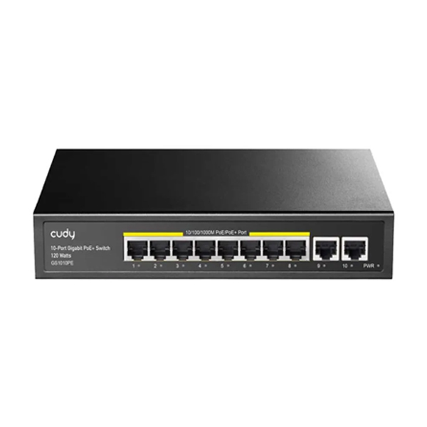 Cudy GS1010PE 10-Port Gigabit PoE+ Network Switch