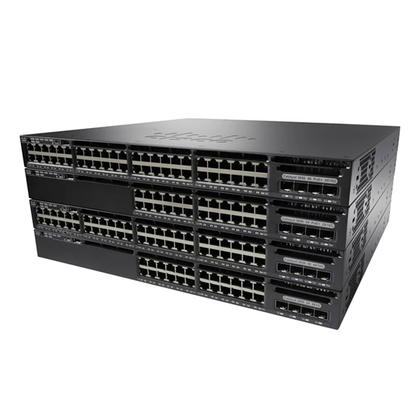 Cisco ONE Catalyst 3650 48-Port PoE+ Switch – 2×10G Uplink with Dual 640W AC Power Supplies