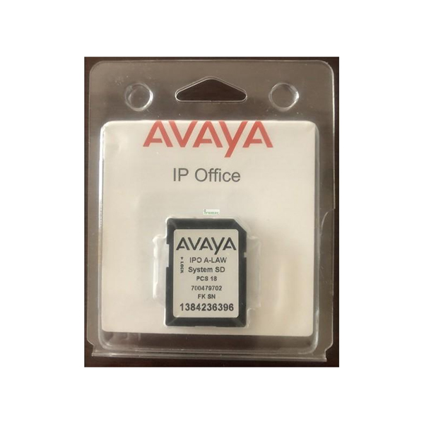 Avaya 700479702 IP Office IP500 V2 System SD Card (A-Law)