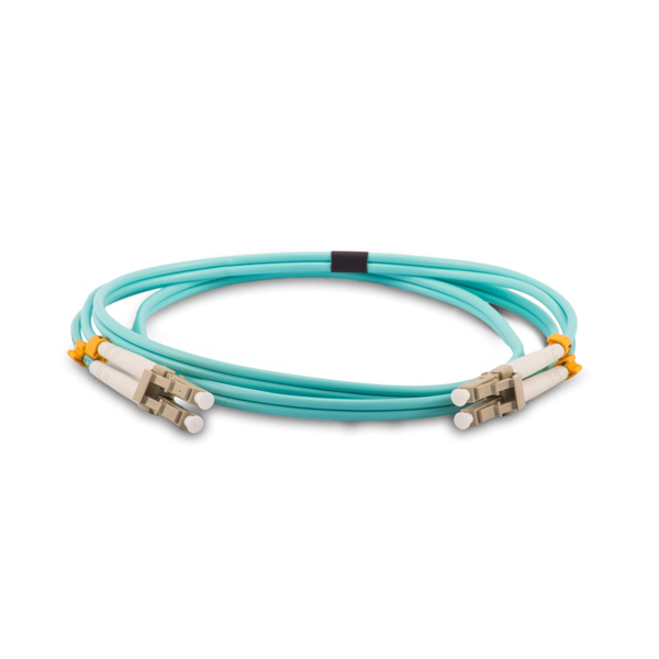 CommScope Fiber Multimode OM3 LC to LC Duplex Patch Cord, 50/125 µm, 1.8 mm, 1 m
