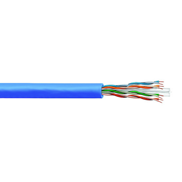CommScope CS37P ETL Verified Category 6 U/UTP Cable, Plenum, Blue Jacket, 4-Pair, 1000 ft (305 m) Reel
