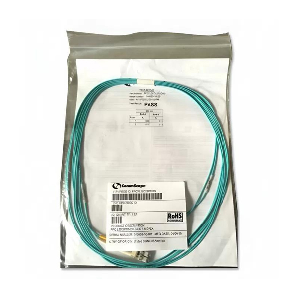 CommScope FBXSCUC11-MXF003 SYSTIMAX OM4 SC/UPC to Unconnectorized Fiber Pigtail, 0.9 mm SBJ, 3 Feet, Multimode