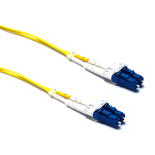 CommScope Single mode LC/UPC to LC/UPC Fiber Patch Cord, 1.6 mm Duplex, Low Smoke Zero Halogen (LSZH), 33 ft (10 m)