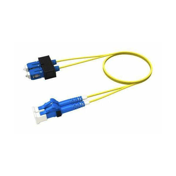 CommScope Single mode LC/UPC to LC/UPC Fiber Patch Cord, 1.6 mm Duplex, Low Smoke Zero Halogen (LSZH), 35 ft (10.7 m)
